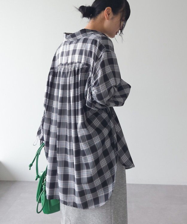 Green Parks 【しゃれシャツ】イージーケアシャーリングシャツ Black