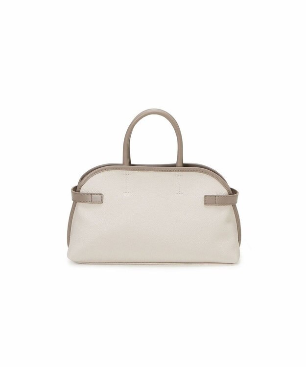 TOPKAPI 【Breath TOPKAPI】SCOTCH GRAIN スコッチグレイン ベルトデザイン ショルダー付き ミニトート バッグ クリーム