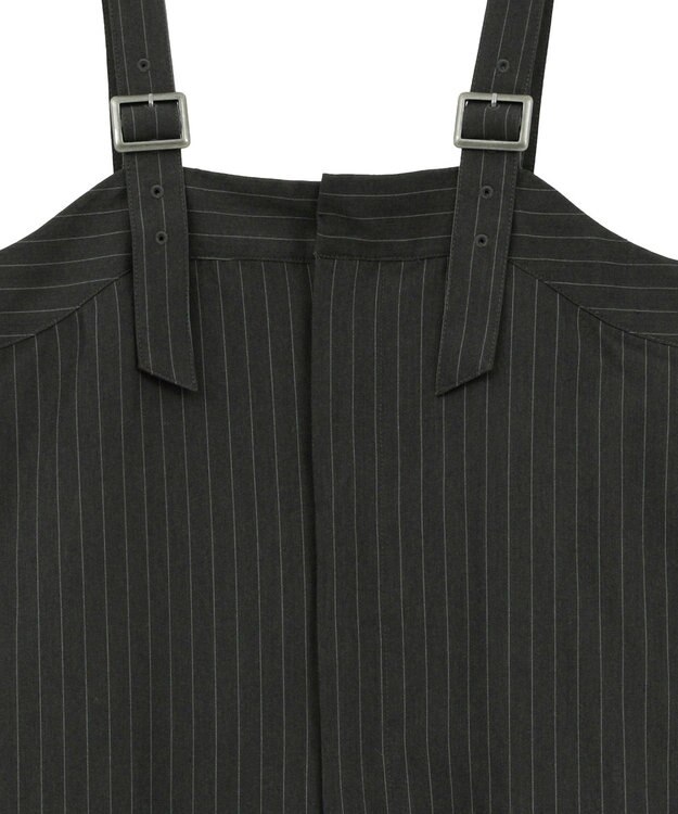 AMERICAN HOLIC ストライプジャンパースカート Stripe Light Gray