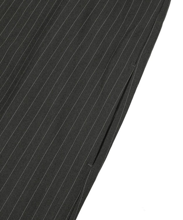 AMERICAN HOLIC ストライプジャンパースカート Stripe Light Gray