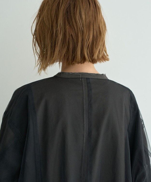 YECCA VECCA 【リバーシブル】2wayミリタリーコート Charcoal Gray