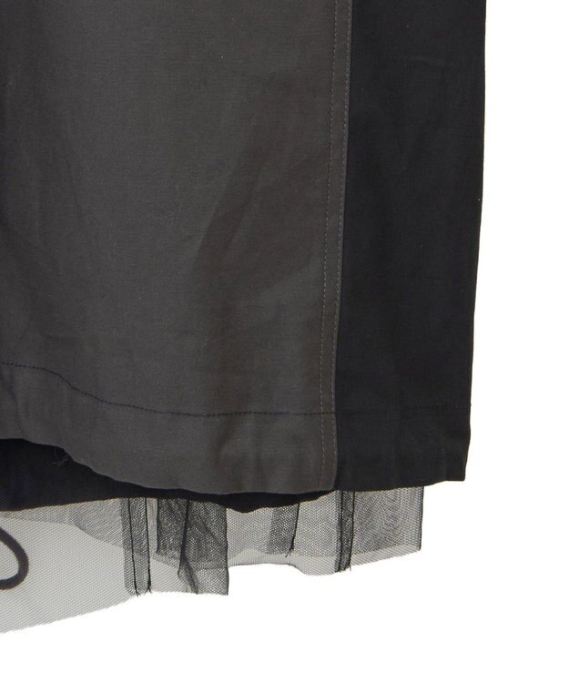 YECCA VECCA 【リバーシブル】2wayミリタリーコート Charcoal Gray