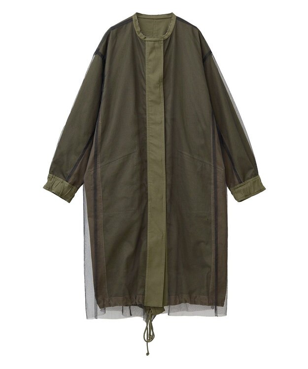 YECCA VECCA 【リバーシブル】2wayミリタリーコート Khaki