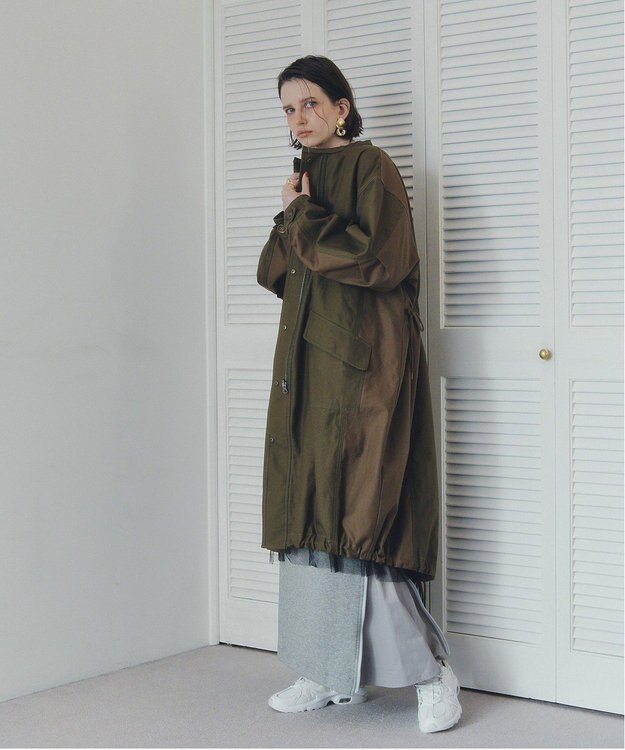 YECCA VECCA 【リバーシブル】2wayミリタリーコート Khaki