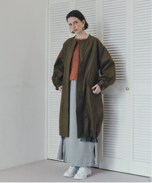 YECCA VECCA 【リバーシブル】2wayミリタリーコート Khaki