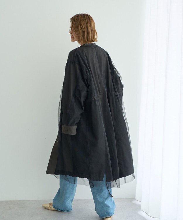 YECCA VECCA 【リバーシブル】2wayミリタリーコート Charcoal Gray