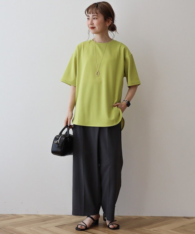 AMERICAN HOLIC ジョーゼットラウンドヘムトップス Pistachio