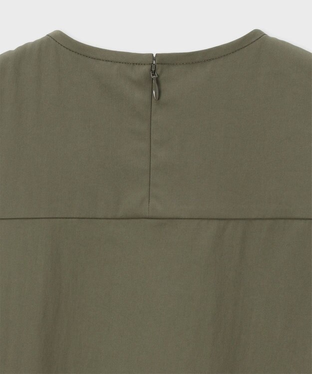 Paul Smith ツイル 半袖ブラウス オリーブ