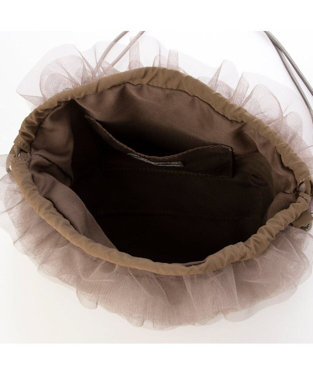 UNBILLION カシュカシュ cachecache / チュールフリルショルダーバッグ オーク