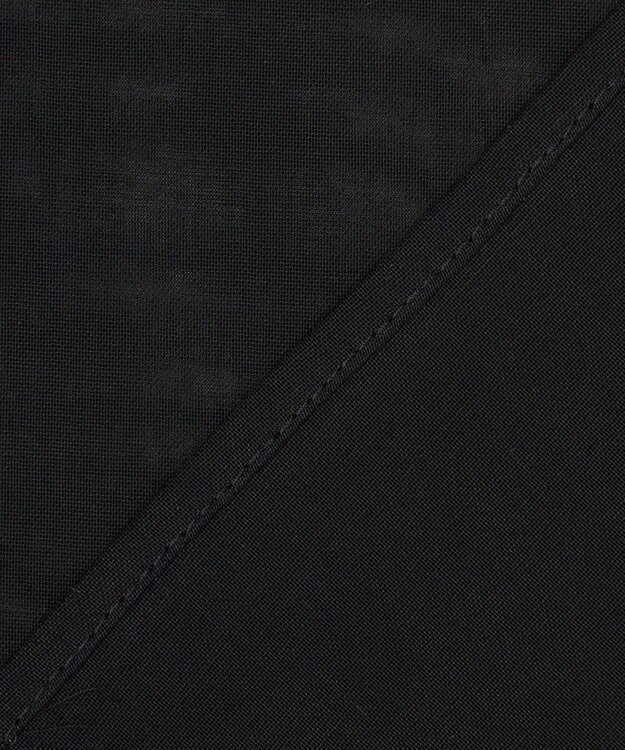 23区 【GOLD LABEL】コットンオーガンジー ジレコンビ ブラウス ブラック系