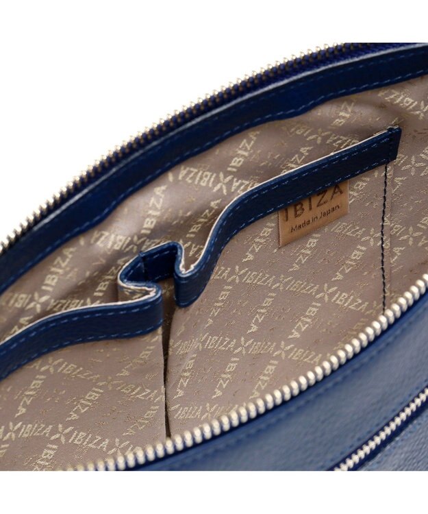 IBIZA リンピード　牛革　ショルダーバッグ ライトグレー