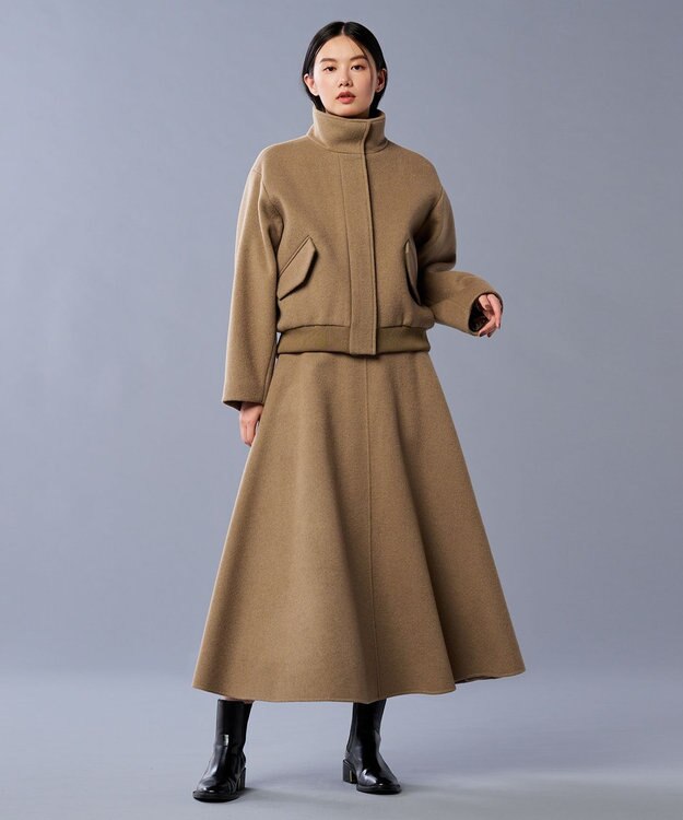 uncrave リバー スタンドカラー ブルゾン（uncrave STANDARD） ベージュ