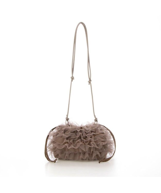 UNBILLION カシュカシュ cachecache / チュールフリルショルダーバッグ オーク