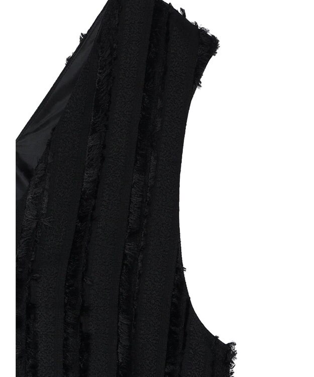 Green Parks デザインＶネックベスト Black