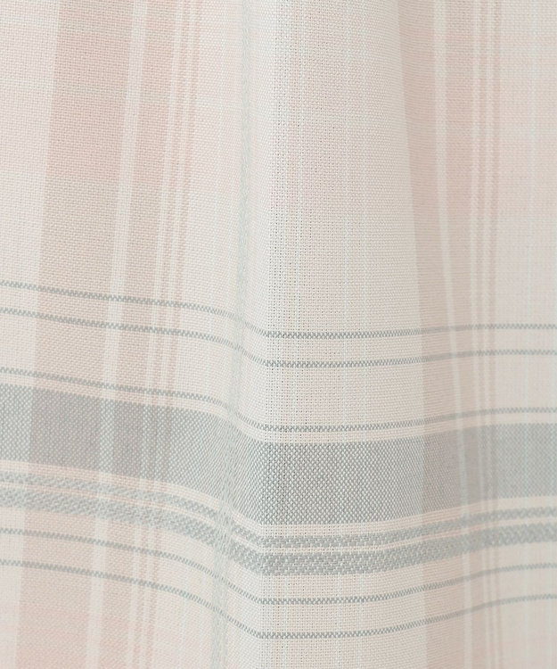 ICB 【洗える】TRドビーチェック ストレートパンツ トープ系