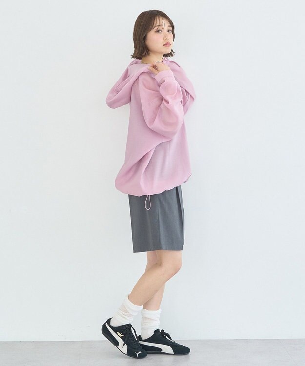 earth music&ecology アノラックフーディ Pink