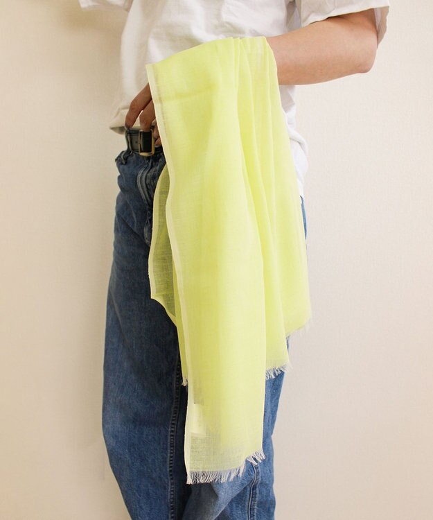 ORuKuBET 【オンワード・クローゼット限定】KHADI COTTON　STOLE イエロー