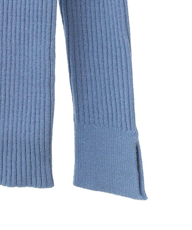 Green Parks ・Ｐｅｔｉｔ　Ｆｌｅｕｒ　ボトルネックリブニット Blue