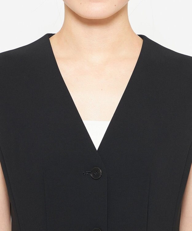 uncrave プルーフダブルクロス ジレ ブラック