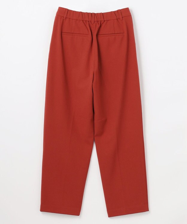 ANY L 【裏起毛/ウエストゴム】ウォームテーパードパンツ オレンジ