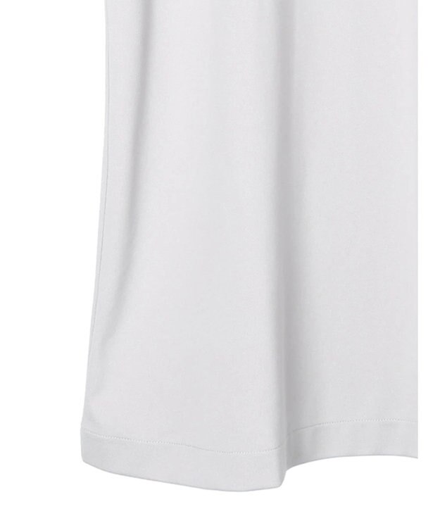 Green Parks マジョリカ袖ドッキングワンピース Gray