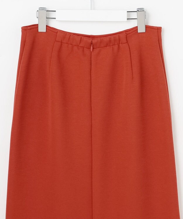 J.PRESS LADIES S ダンボールジャージー ナロー スカート オレンジ系