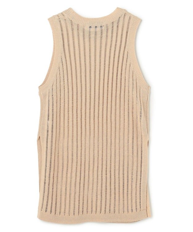 uncrave ラミーリネンニット タンクトップ ベージュ