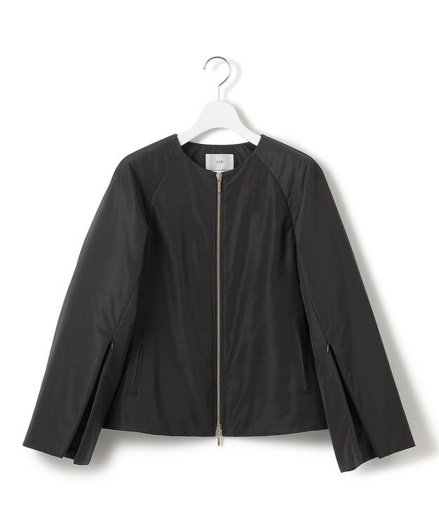 23区 【23区×Oggiコラボ /撥水加工】中綿 パディングタフタ ジャケット ブラック系