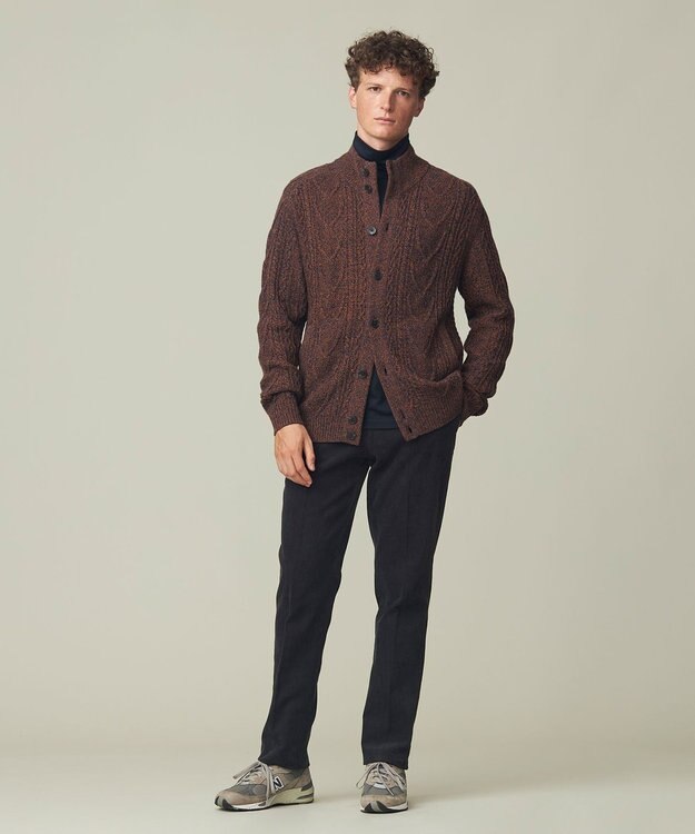 J.PRESS MEN 【Handyeing】コーデュロイ パンツ グレー系