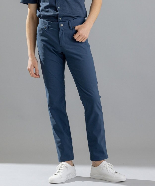 JOSEPH HOMME リネンシャンブレーストレッチ  / STICK 5P ダルブルー系