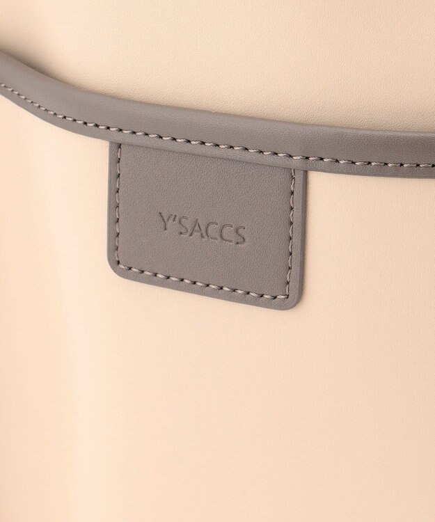 Y'SACCS リサイクルレザー　バインダーA4トートバッグ アイボリー