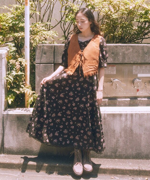 earth music&ecology ＯＲｉｅｎｔａｌ　ＴＲａｆｆｉｃ　マウンテンブーツ Brown