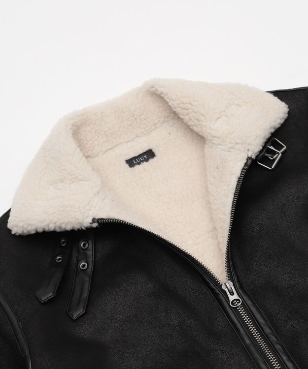 WEGO 【25年秋冬新作/ユニセックス着用ITEM/MLサイズ展開】B－3ジャケット ブラック