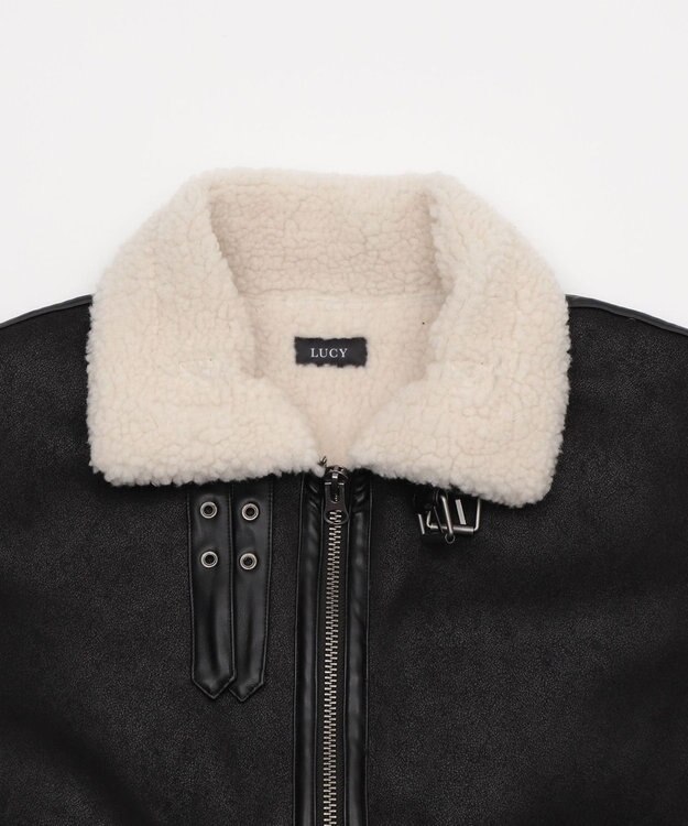 WEGO 【25年秋冬新作/ユニセックス着用ITEM/MLサイズ展開】B－3ジャケット ブラック