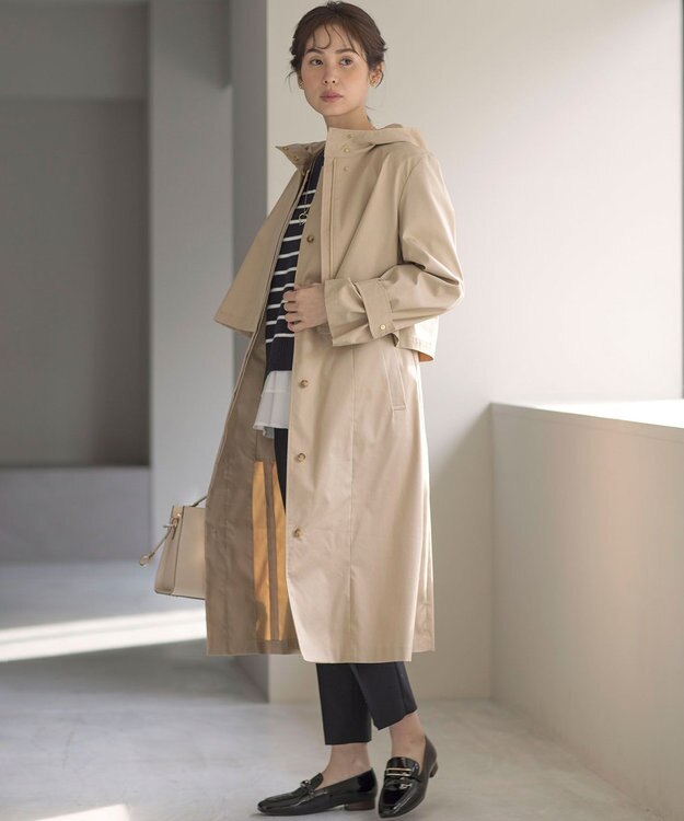 組曲 【WEB限定】3WAYギミックアウター ベージュ系
