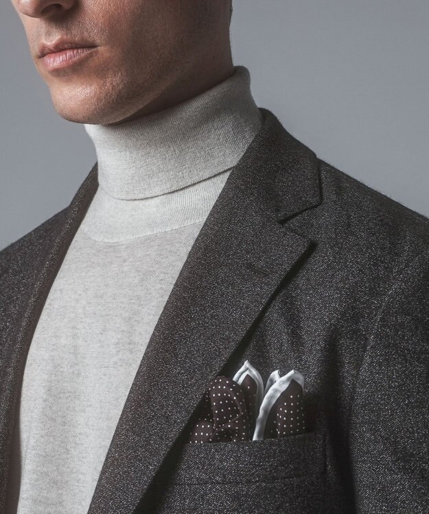 GOTAIRIKU 3ピースセットアップ対応【あたたかい】RENEWOOL ウールジャケット ダークブラウン系8