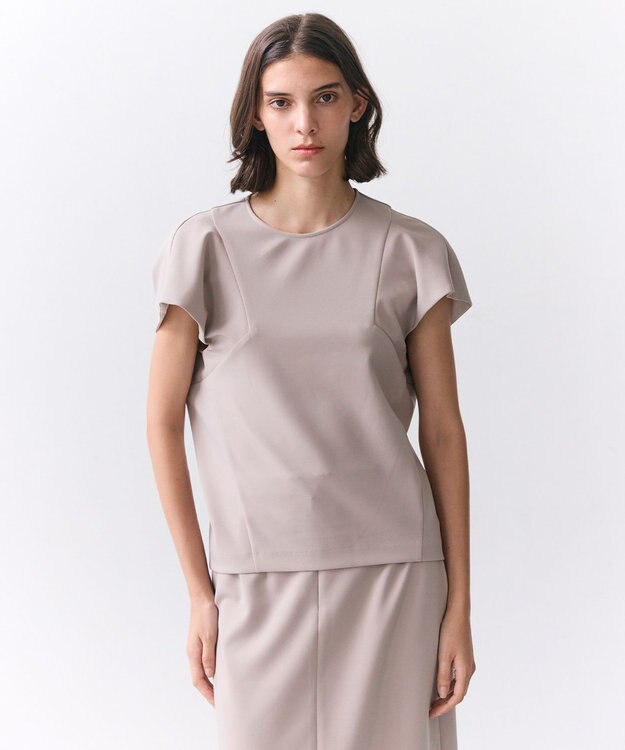 BEIGE， ALTHEA / ジャージーストレッチ トップス Taupe