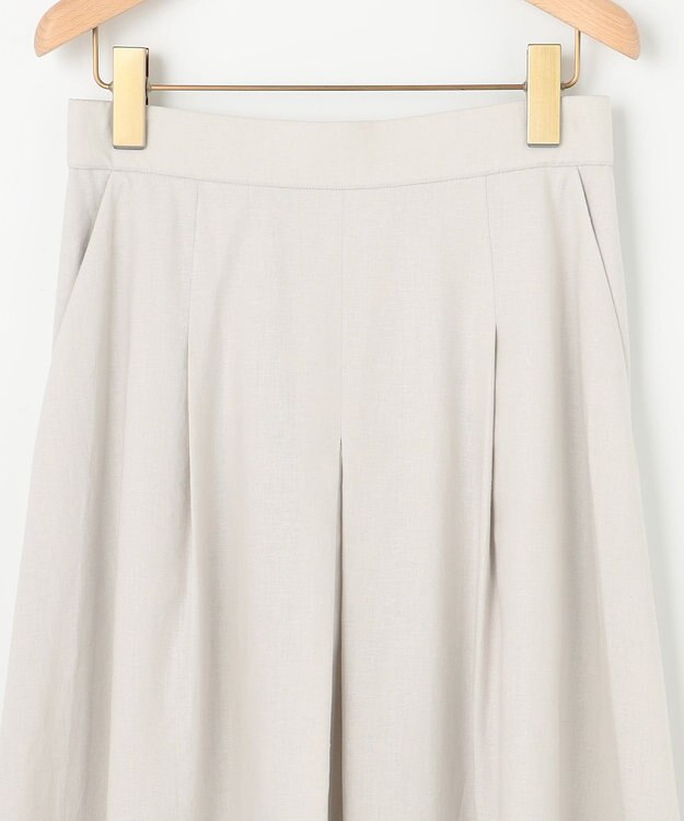 組曲 S リネンレーヨン スカート グレージュ系