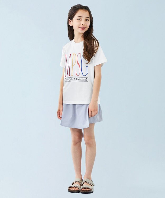 UNFILO 【110-150cm】FINE MOVE ラップキュロット ブルー