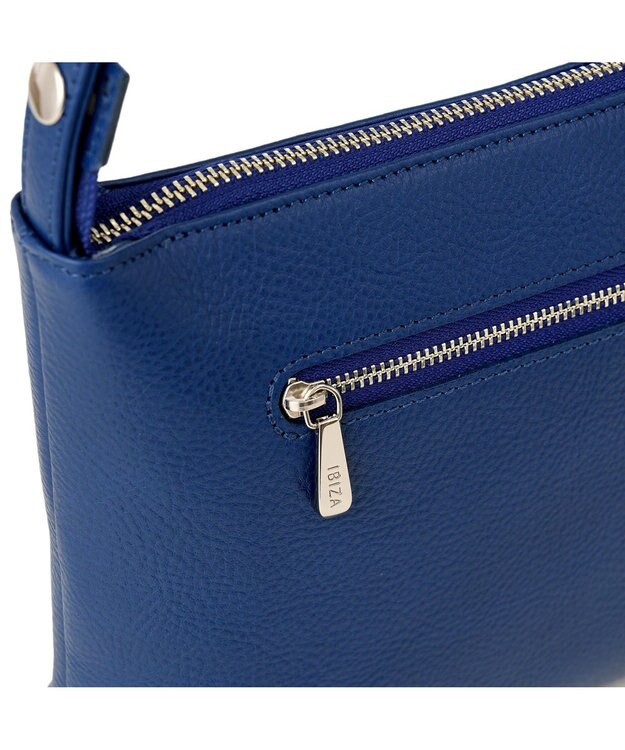 IBIZA リンピード　牛革　ショルダーバッグ ライトグレー