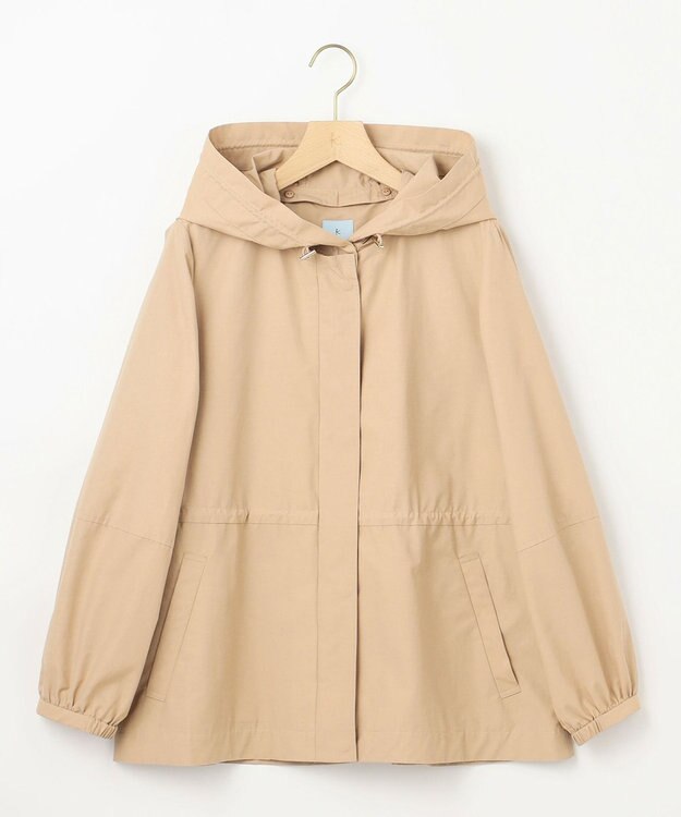 組曲 L 【2WAY】フード付き ライトアウター ベージュ系