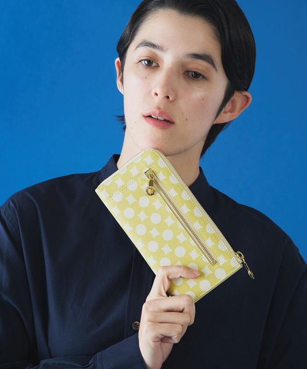 MIYABIYA La quoh with kirakaracho L字ロングウォレット 菜の花(なのはな)