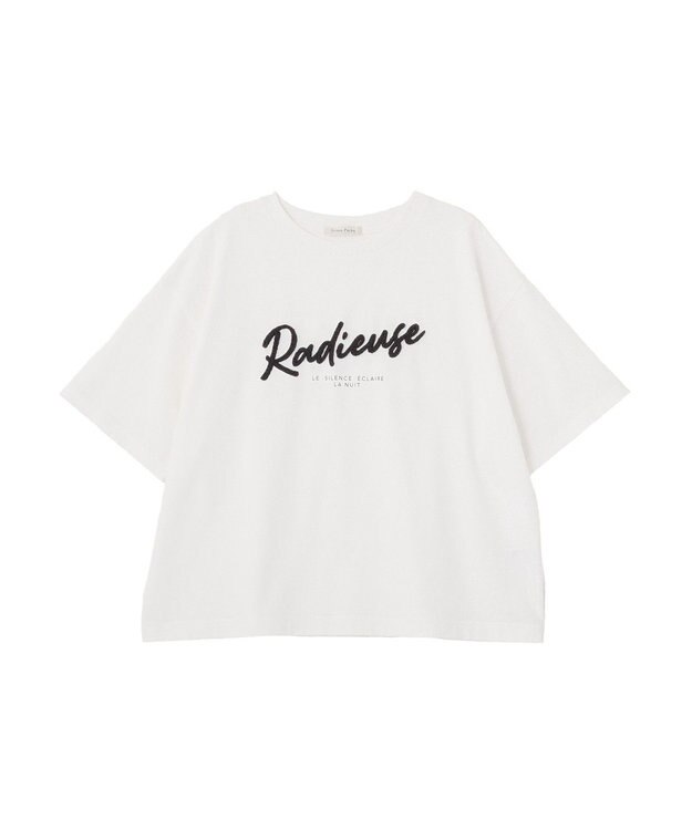 Green Parks さがら刺繍Ｔシャツ White