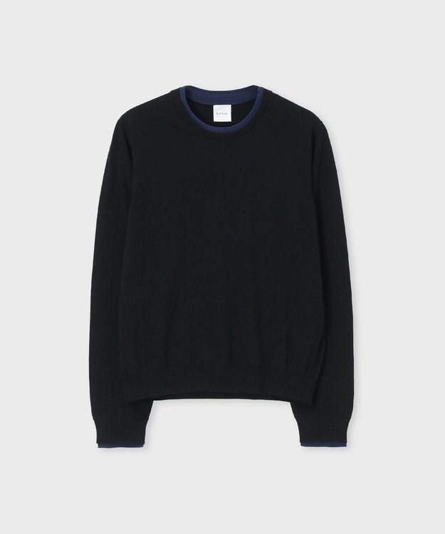 Paul Smith レイヤードカラー ニット ブラック