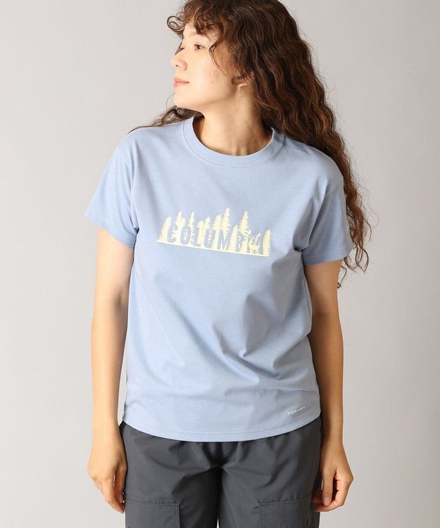 Columbia Columbia/ ウィメンズヤハラフォレストショートスリーブTシャツ /コロンビア Beacon Logo