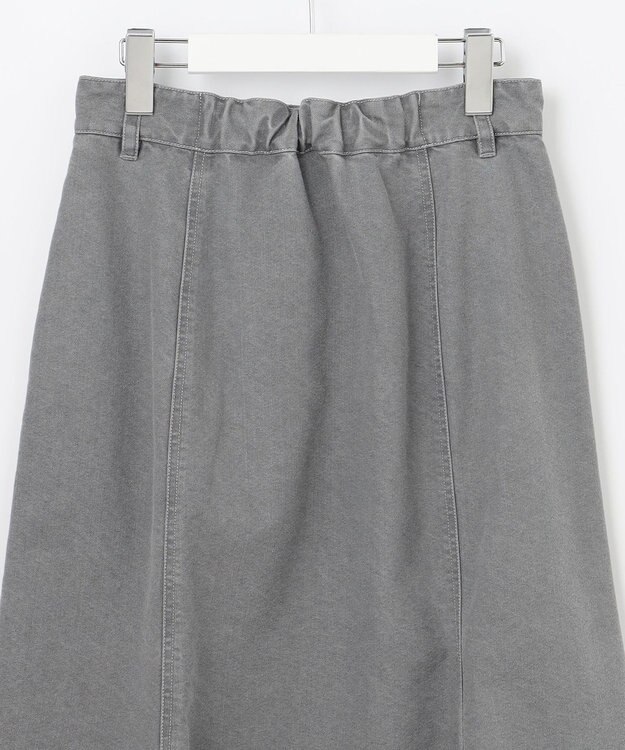 Feroux フレアレディーデニム スカート ライトグレー系