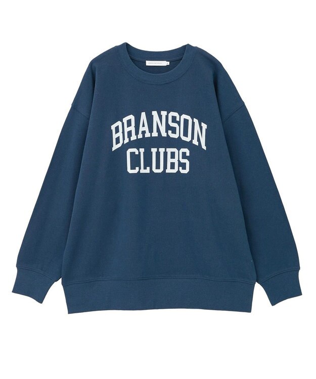 AMERICAN HOLIC アソートカレッジロゴ裏毛プルオーバー Navy