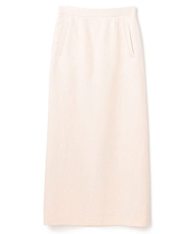 BEIGE， 【Oggi 5月号掲載】CRINUM / Iラインリネンマキシスカート Light Pink