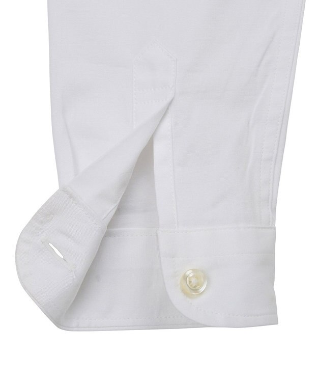 MIKI HOUSE HOT BISCUITS 【110-130cm】ブロード素材の長袖シャツ 白