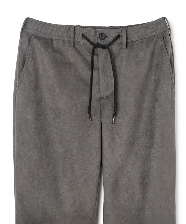 JOSEPH HOMME 【WEB・一部店舗限定  】レザーライクポンチ　ドロスト付テーパードパンツ / PEGG CONVERTIBLE グレー系